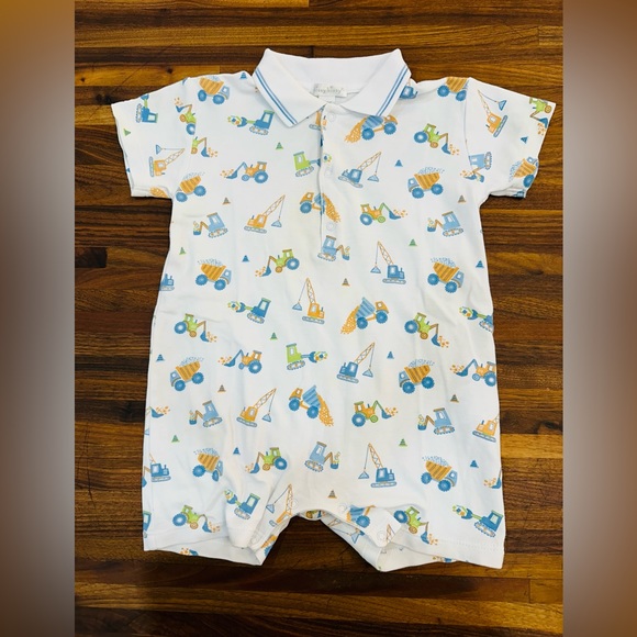 Kissy Kissy One Pieces Kissy Kissy Construction Polo Romper 824m